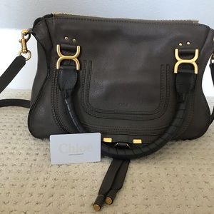 Chloe Marcie Medium 2-Way Satchel Crossbody